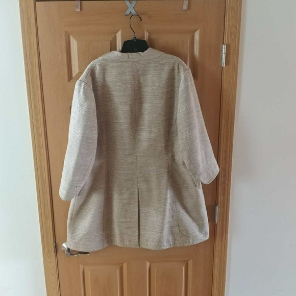 Nine West cream midi coat - Picture 2 of 3